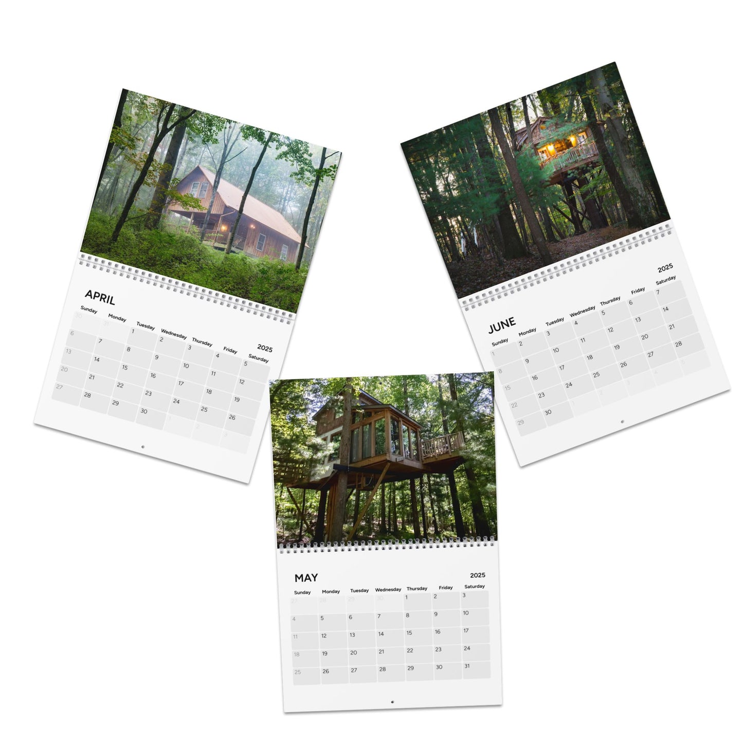 Calendar 2025 Mohican Treehouse