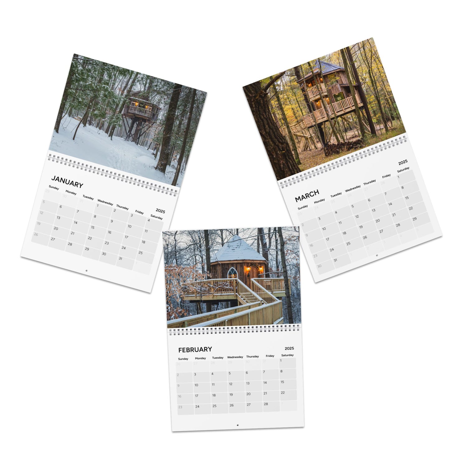 Calendar 2025 Mohican Treehouse